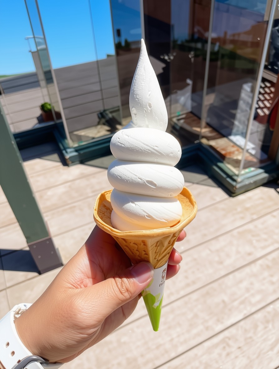 チーズ工房のソフトクリーム — 富良野の手作りチーズを使ったオリジナルスイーツ
