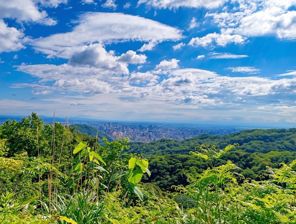 幌見峠ラベンダー園 — 札幌市内を見下ろす丘のラベンダー畑